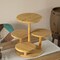 Multi Purpose 4-Tier Round Wooden Cake Stand and Charcuterie Boards – Perfect Tiered Tray Display for Desserts, Snacks, Fruits and Appetizers at Birthdays, Baby Showers, Weddings and Tea Party